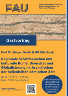 Zum Artikel "Guest lecture by Prof. Dr. Holger Gzella"
