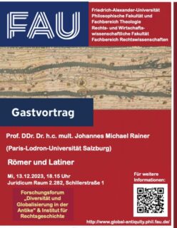 Zum Artikel "Guest lecture by Prof. DDr. Dr. h.c. mult. Johannes Michael Rainer"
