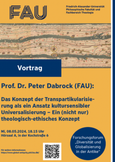 Zum Artikel "Lecture by Prof. Dr. Peter Dabrock"